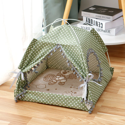 Cat Tent Cat Cat House Enclosed Pet Bed Groovepets