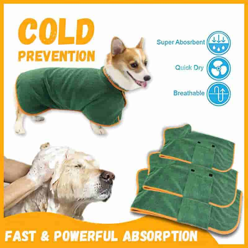 absorbent-pet-bathrobe-with-waist-wrapped-microfiber-groovepets-pets-clothing-and-shoes--3