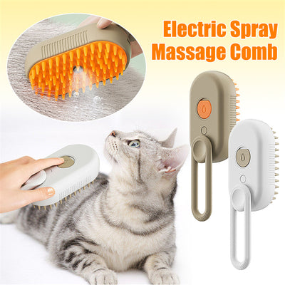 Cat Steam Brush Hair Removal Combs Pet Products Groovepets