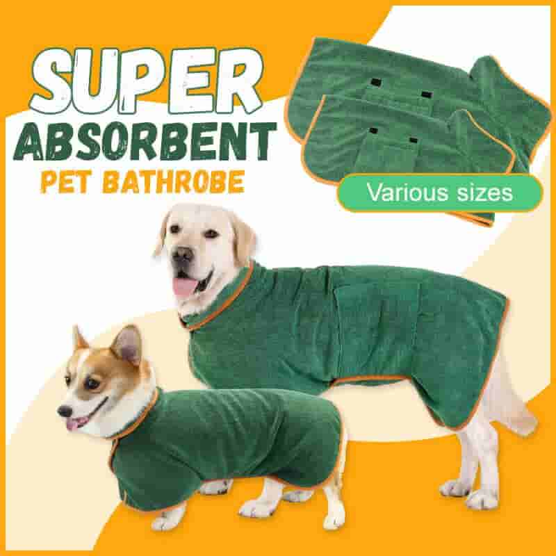 absorbent-pet-bathrobe-with-waist-wrapped-microfiber-groovepets-pets-clothing-and-shoes--1