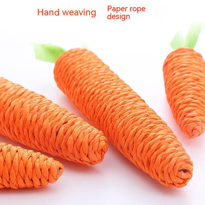 Pet Cat Toy Cute Pet Supplies Paper  Carrot Groovepets